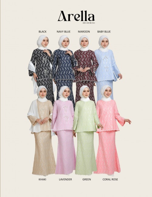 ARELLA KURUNG MODERN (BABY BLUE) 830#