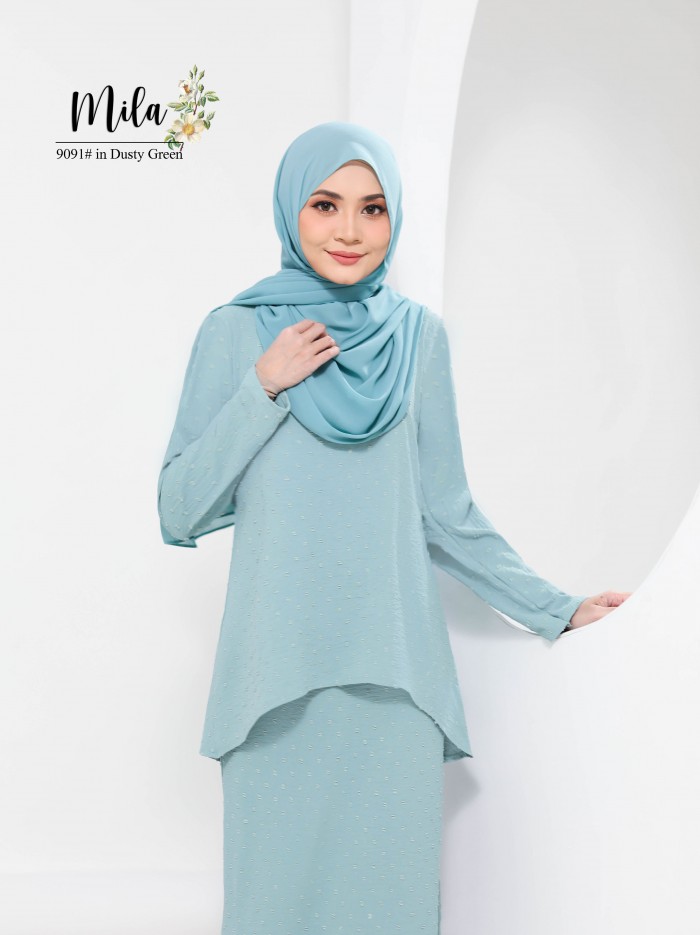 MILA KURUNG (DUSTY GREEN) 9091 / P9091