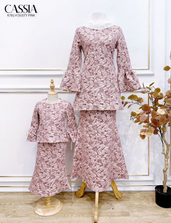 KIDS CASSIA KURUNG (DUSTY PINK) K782