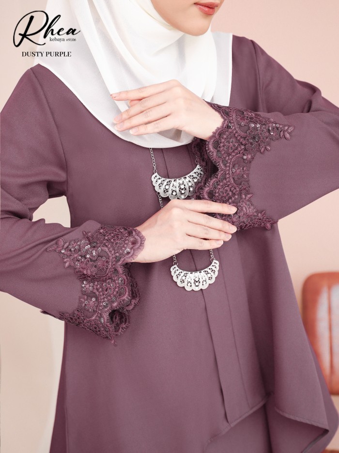 RHEA KEBAYA MODERN (DUSTY PURPLE)  9106 / P9106