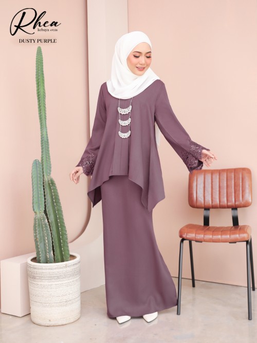 RHEA KEBAYA MODERN (DUSTY PURPLE)  9106 / P9106