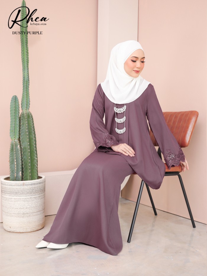 RHEA KEBAYA MODERN (DUSTY PURPLE)  9106 / P9106