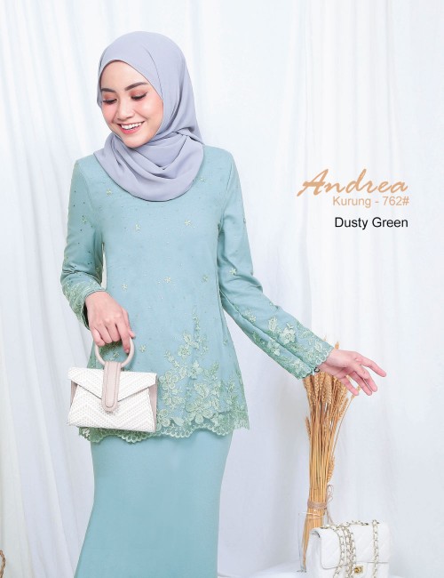 ANDREA KURUNG MODERN (DUSTY GREEN) 762 / P762 / SP762