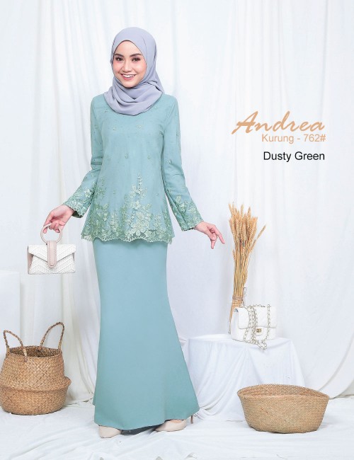 ANDREA KURUNG MODERN (DUSTY GREEN) 762 / P762 / SP762