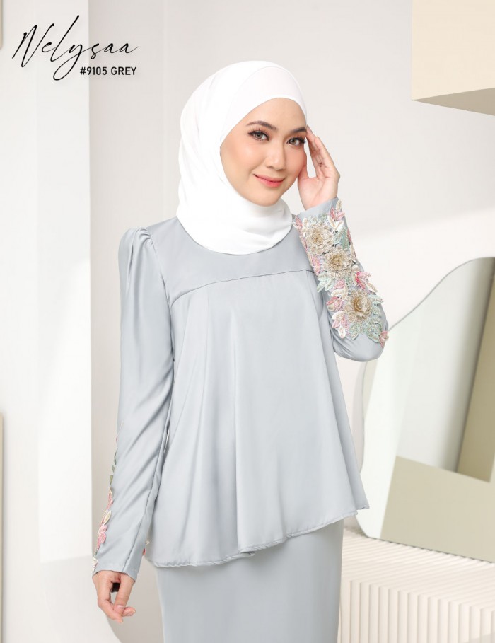 NELYSAA KURUNG (GREY) 9105