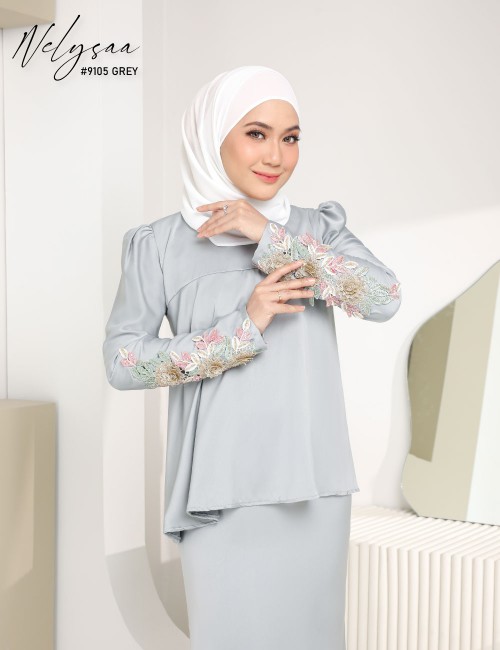 NELYSAA KURUNG (GREY) 9105