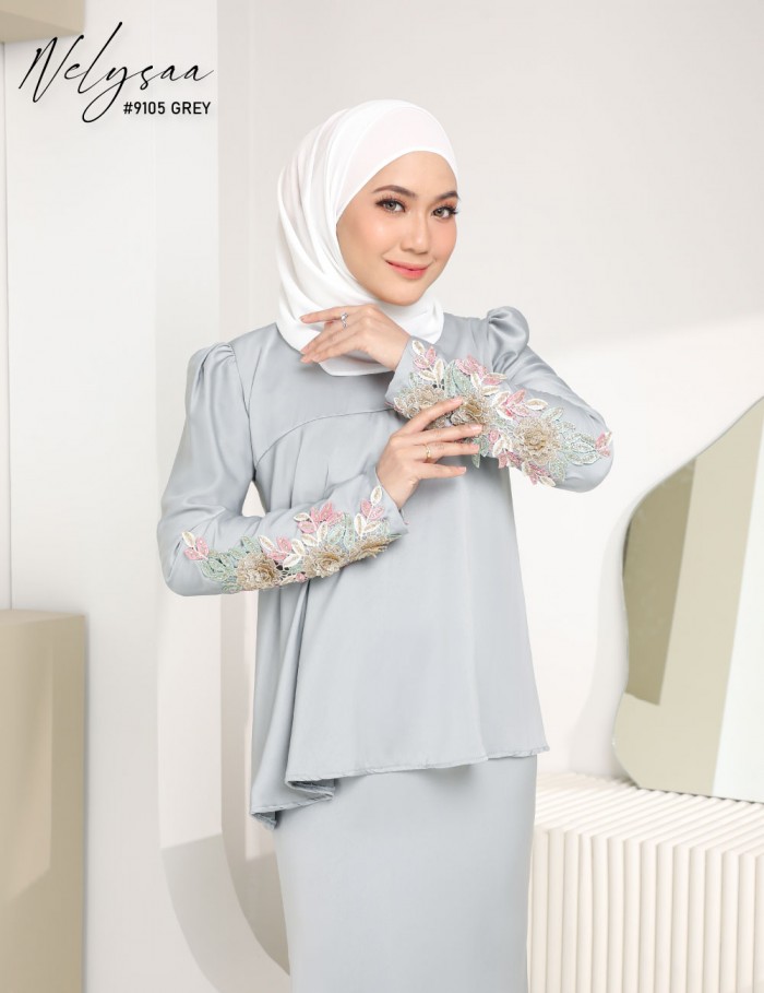 NELYSAA KURUNG (GREY) 9105