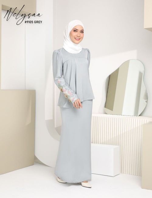 NELYSAA KURUNG (GREY) 9105