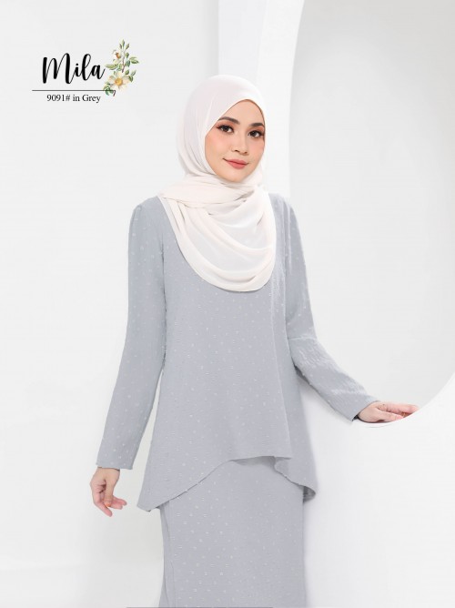 MILA KURUNG (GREY) 9091 / P9091