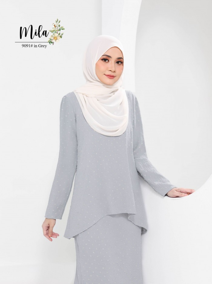 MILA KURUNG (GREY) 9091 / P9091