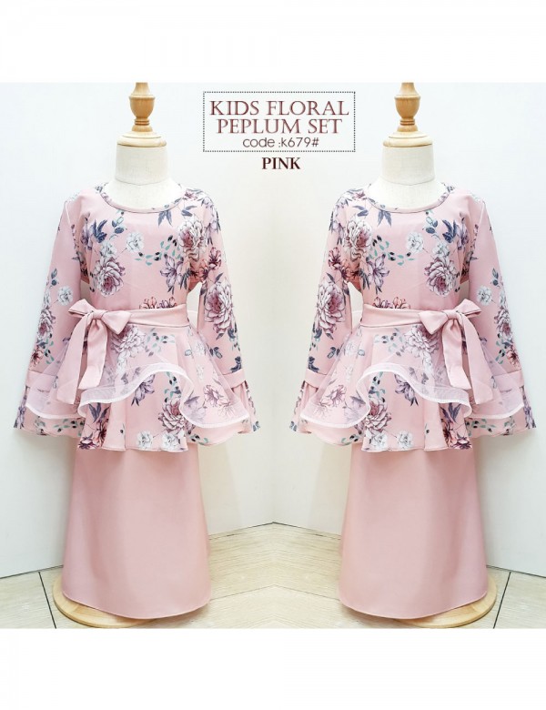 KIDS KURUNG MODERN (PINK) K679