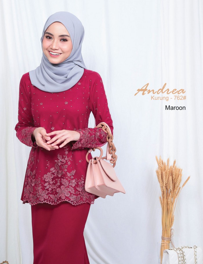 ANDREA KURUNG MODERN (MAROON) 762 / P762 / SP762