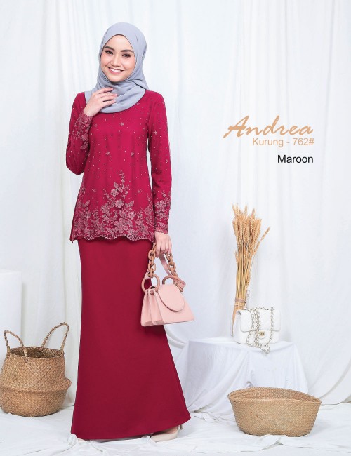 ANDREA KURUNG MODERN (MAROON) 762 / P762 / SP762