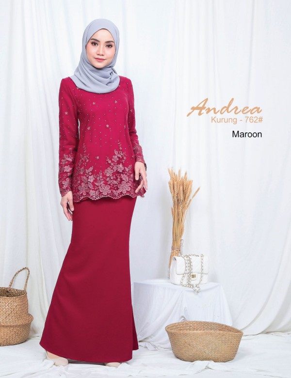 ANDREA KURUNG MODERN (MAROON) 762 / P762 / SP762