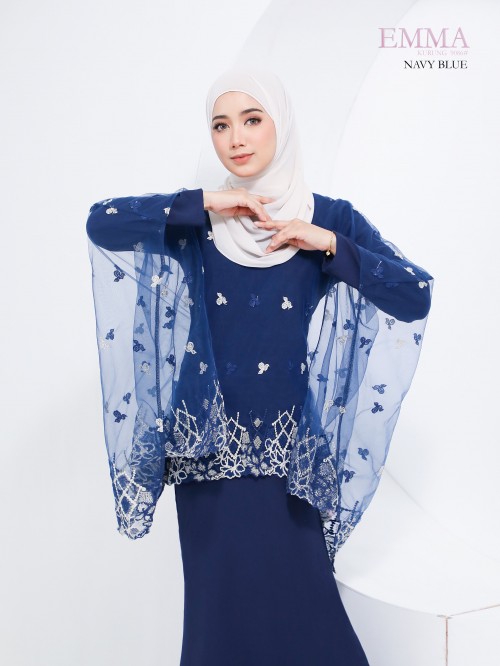 EMMA KURUNG MODERN (NAVY BLUE) 9086 / P9086 / SP9086