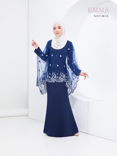 EMMA KURUNG MODERN (NAVY BLUE) 9086 / P9086 / SP9086