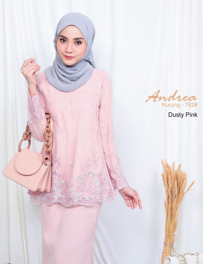 ANDREA KURUNG MODERN (DUSTY PINK) 762 / P762 / SP762