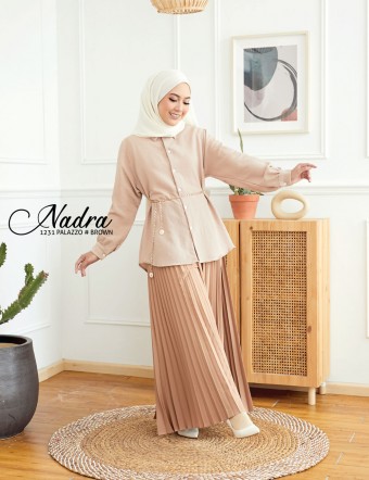 NADRA PALAZZO (BROWN) 1231