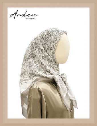 ARDEN BAWAL PRINTED COTTON (OLIVE) 315