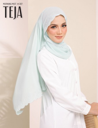 TEJA EMBROIDERY SHAWL (MORNING MIST) 307